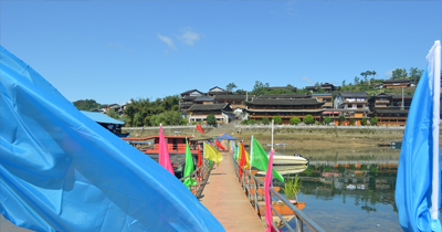 酉阳河湾山寨最好的农家乐---河湾岛农家乐